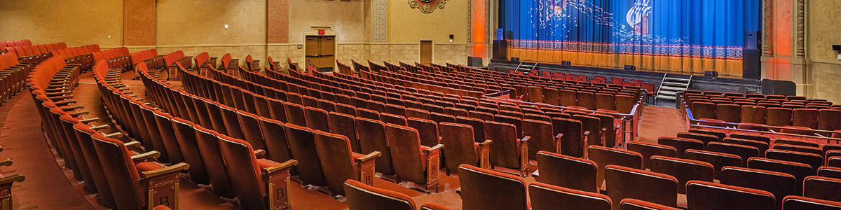 Balboa Theater interior, view from seats towards the stage.