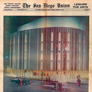 1965 Union Tribune article "The Civic Theatre: On A Note Of Triumph"
