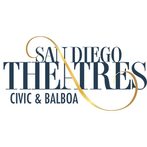 San Diego Theatres logo with both Balboa and Civic.